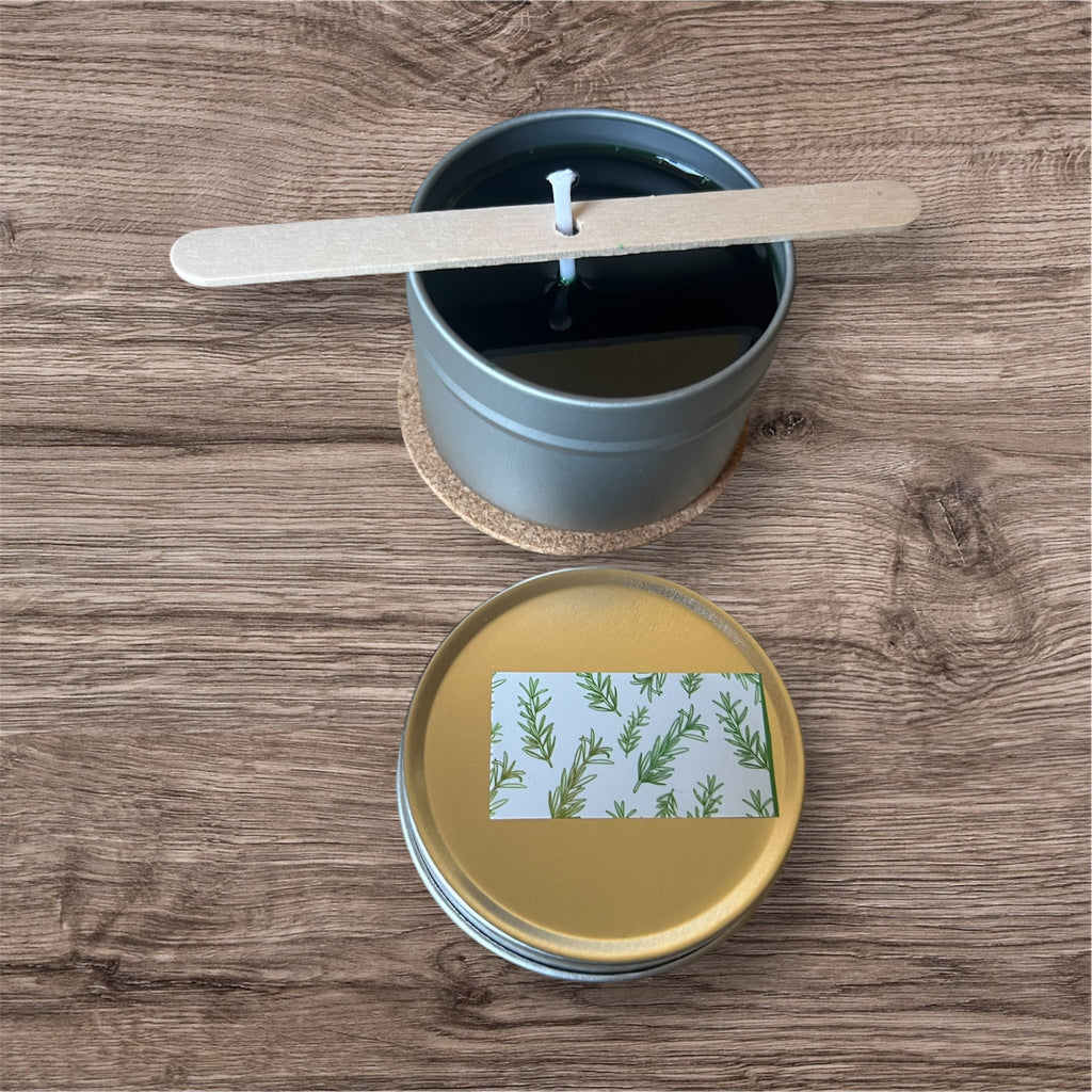 VANILLA SCENTED TIN CANDLE