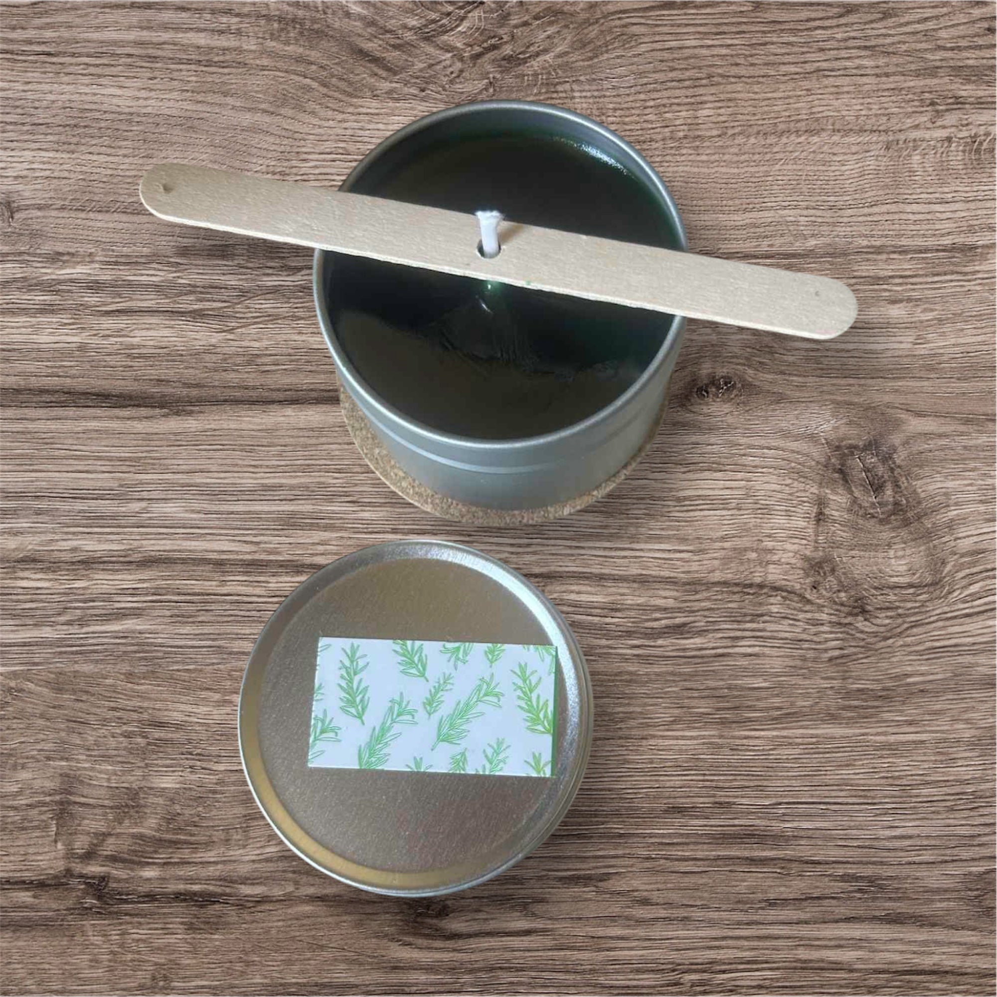 VANILLA SCENTED TIN CANDLE