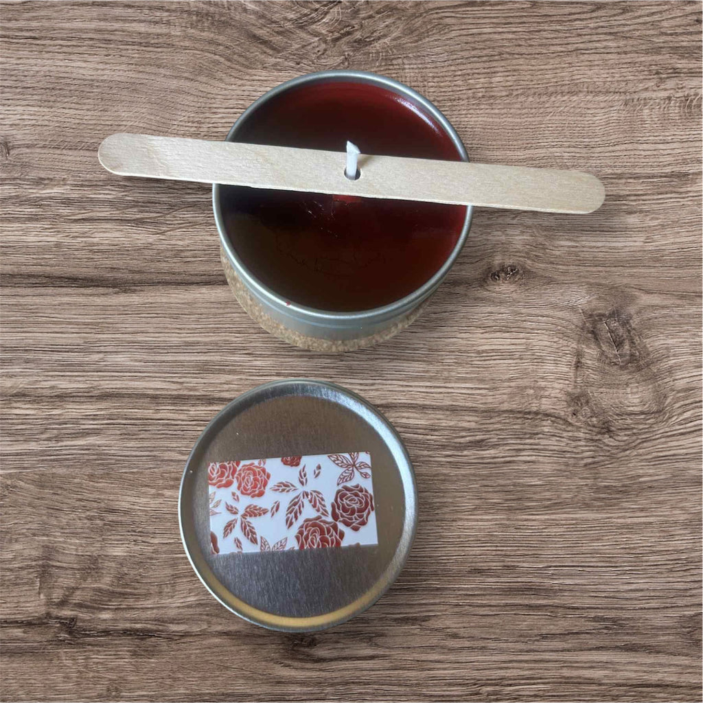 ROSE SCENTED TIN CANDLE